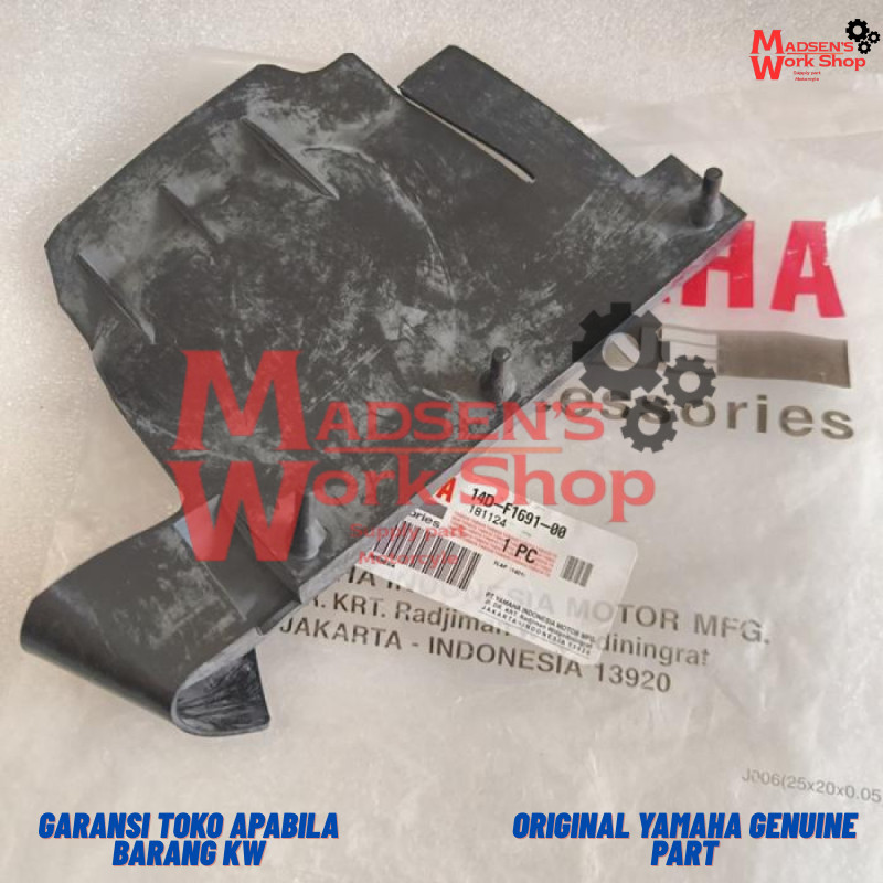 FLAP OR RUBBER MUD BOK FILTER MIO SOUL CARBON FINO CARBON ORIGINAL 14D-F1691-00