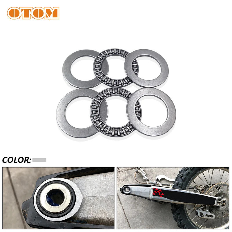 TO OTOM Motorcycle Swing ARM Needle Thrust Bearing Thickness 5mm Washer Gaskets 91072-KZ3-861 52143-
