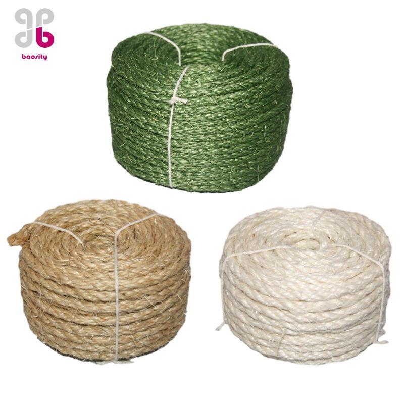 [Baosity] Cat Scratching Post Handmade เชือก Sisal ทนทานสําหรับตกแต่งบ้านกรอบปีนเขาสวน Applications 