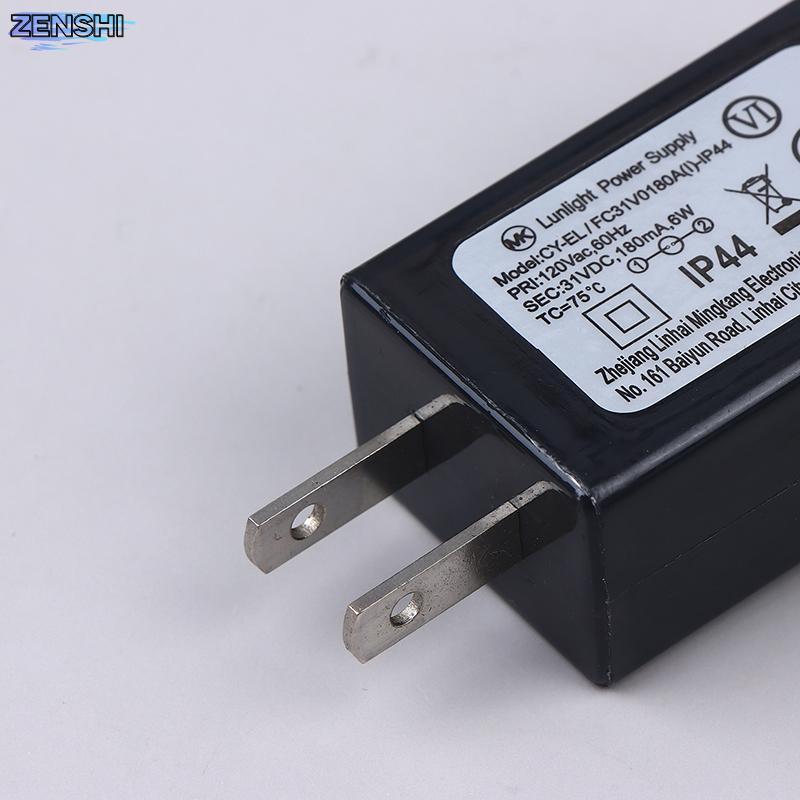 [Zen-t] EU US UK Plug AC 220V 110V ถึง 31VDC 6W 24V 5V Transformer Plug Power Supply IP44 8 โหมดหลอด
