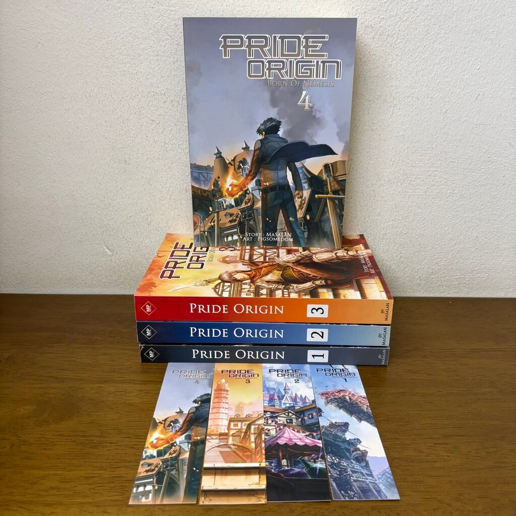 Pride Origin เล่ม 1-4 จบ ครบชุด Pride Online ภาคกำเนิดเนเมซิส ... MaSaLaN (มือสอง) นิยาย แฟนตาซี