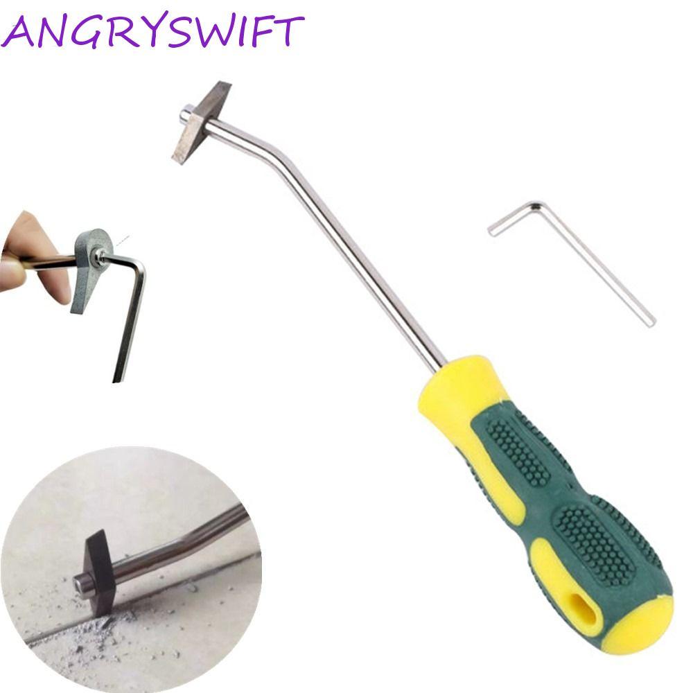 ANGRYSWIFT เซรามิคกระเบื้อง Grout Remover อุปกรณ์กาว Smooth Scraper ชั้น Sealant สําหรับชั้นผนังตะเข็บซีเมนต์เครื่องมือทําความสะอาด