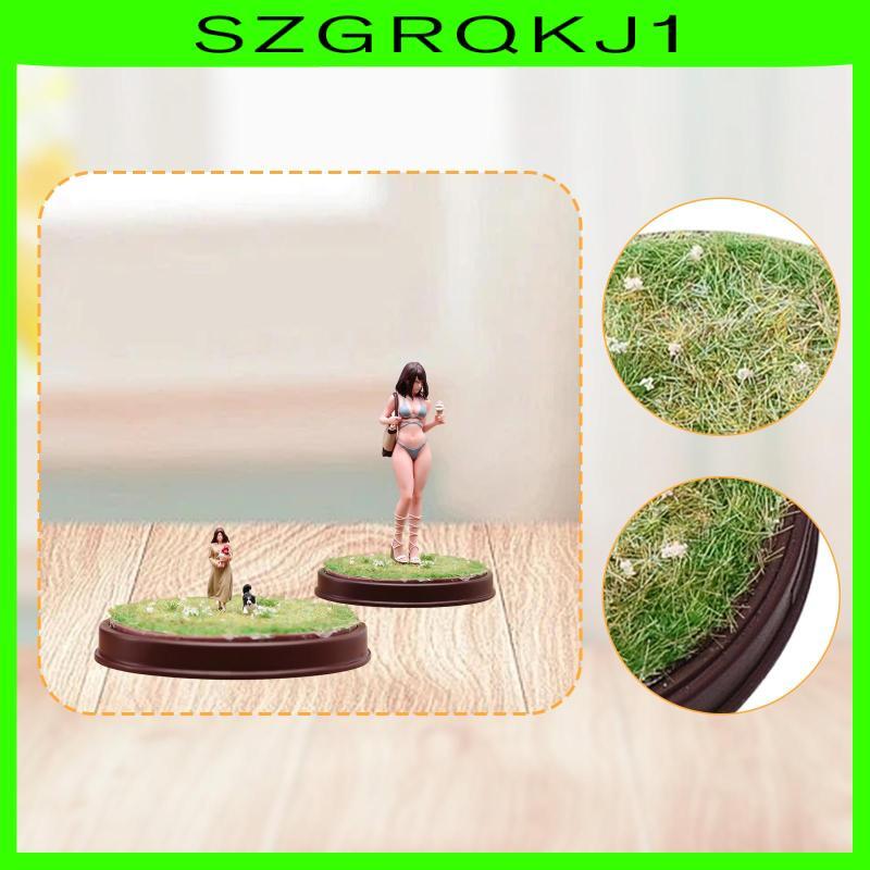 [szgrqkj1] 1:64 Scale Display Base DIY Round Stand Diorama Base Round Platform 1/64 รุ่นสําหรับยานพา