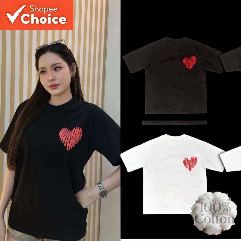 PATIMA -ptmเสื้อยืด ทรงหลวมโอเวอร์ไซซ์ oversize ผ้านิ่ม ทรงสวย ใส่สบาย มีไซซ์ให้เลือก