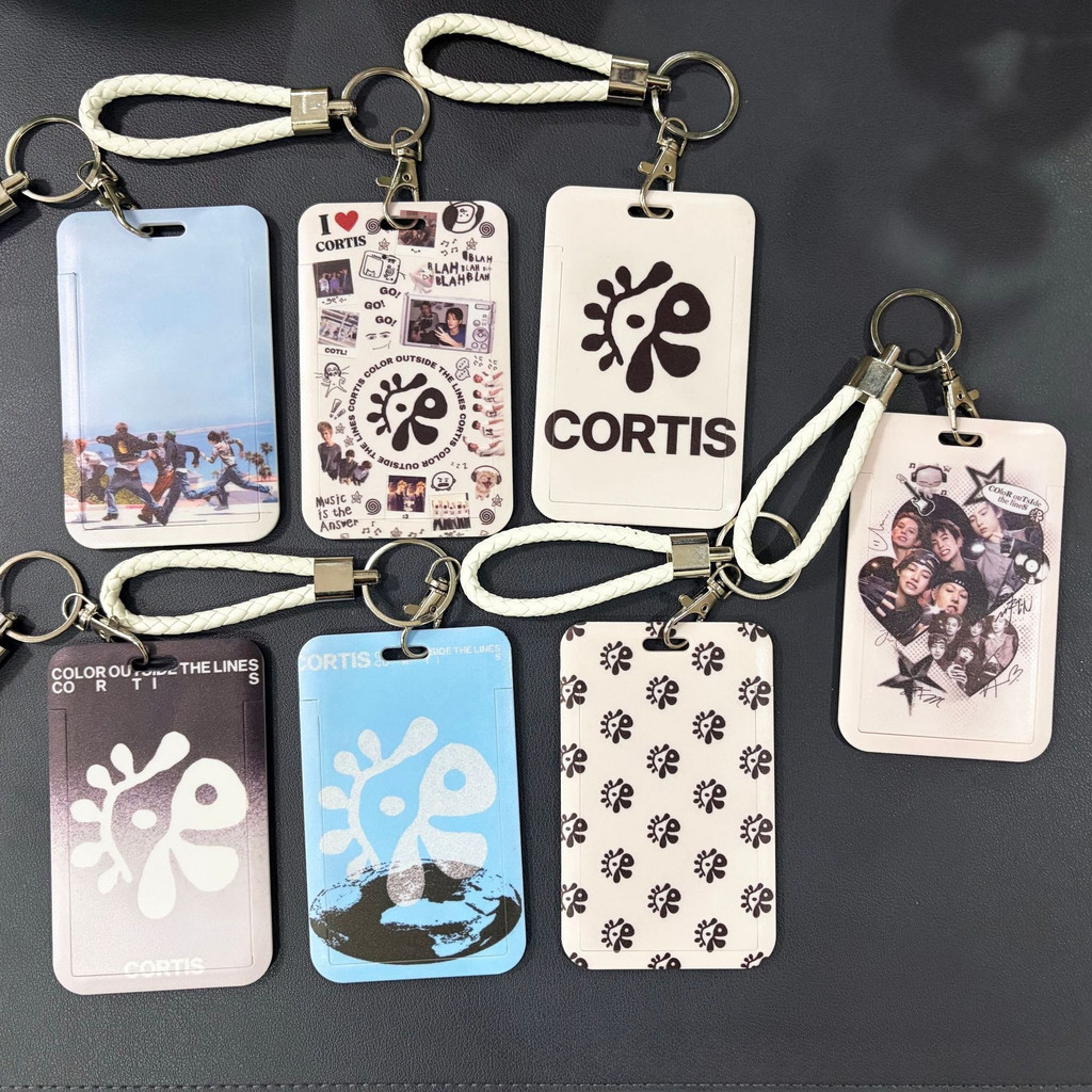 Kpop Idol CORTIS การ์ตูน 3 นิ้วผู้ถือบัตรนักเรียน ID Case Transit Card Protector