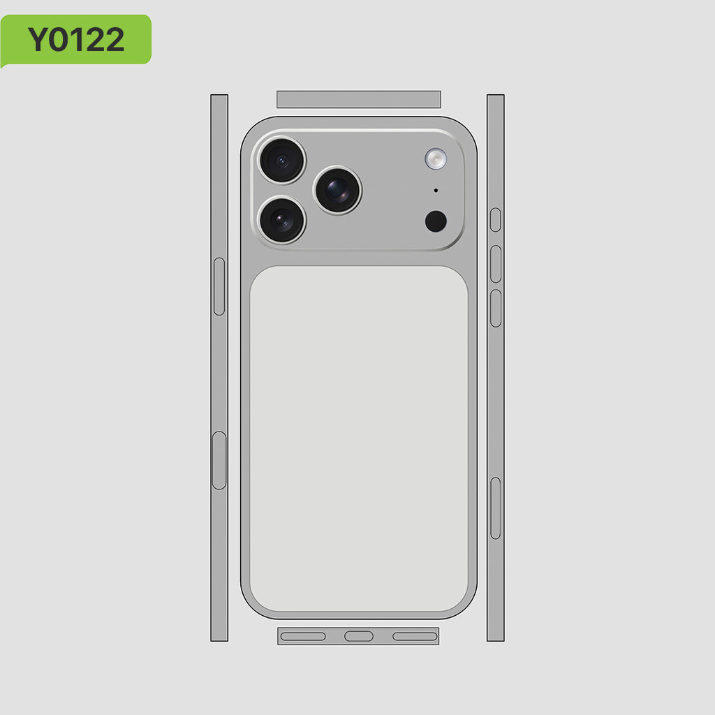 สติกเกอร์ผิวสําหรับ iPhone 17/17 Pro/17 Pro Max Decal ไวนิลฝาครอบห่อ 3M Anti-Scratch โทรศัพท์กลับป้อ