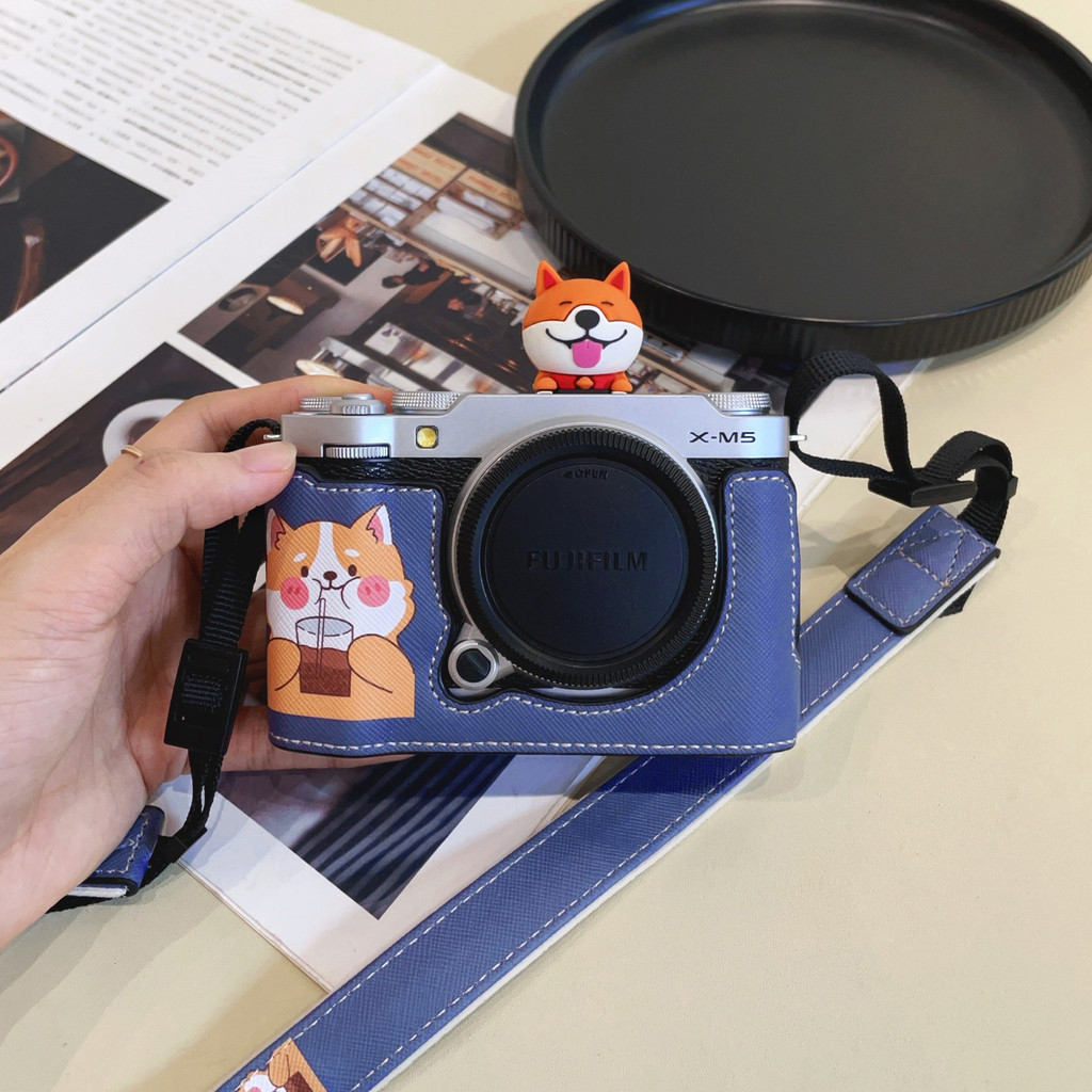 เคสกล้องไมโครเดี่ยวเหมาะสําหรับ Fuji XT30/XT20/XT10 Half Case Canon R50/R100 Half Case