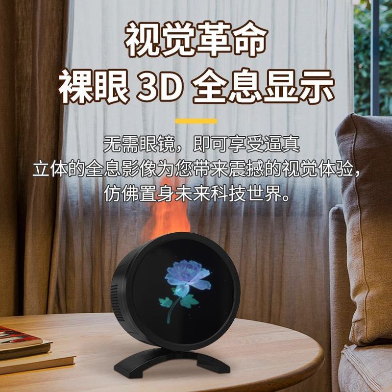 กุ้ยโจว หวนไซ เทคโนโลยี ร่วม., จํากัด สไตล์ใหม่ร้อนขายความชื้นตาเปลือย3งจอแสดงผลโฆษณาจําลองเปลวไฟบลู