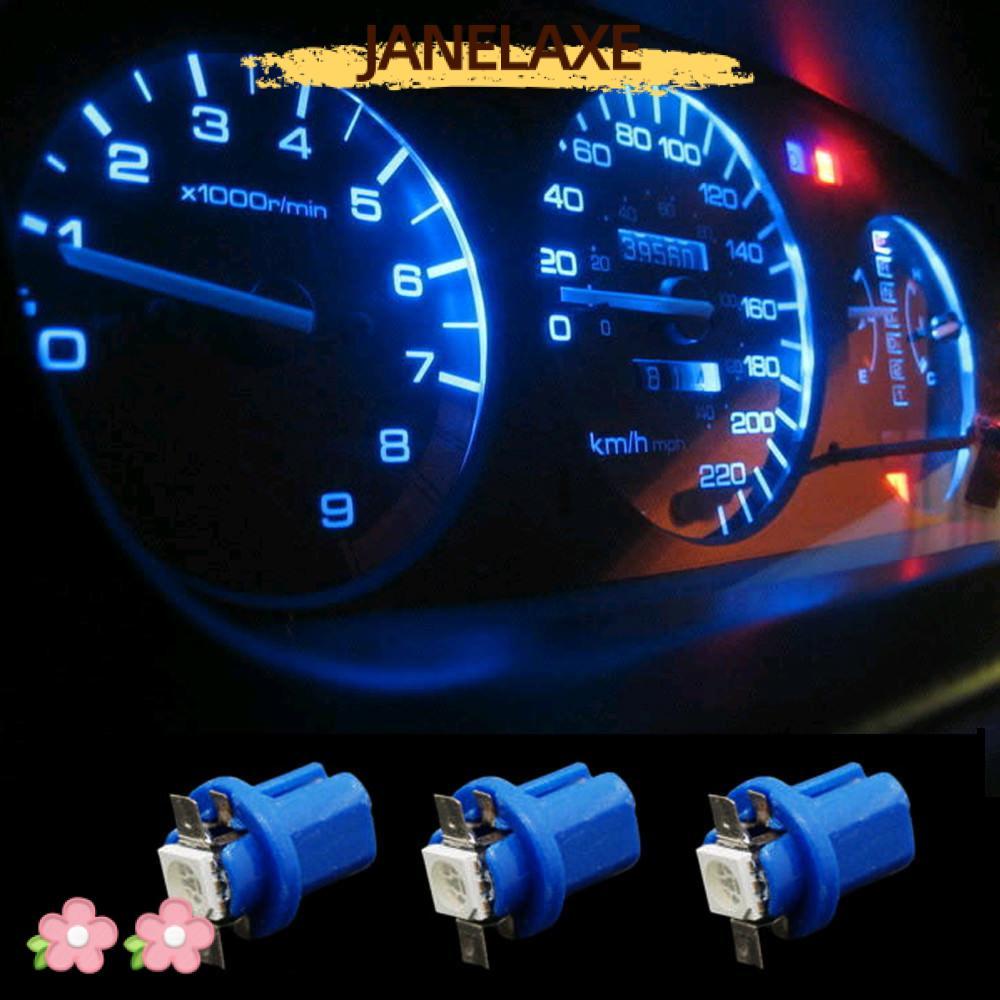 JANELAXE932JN 10 ชิ้นภายในรถหลอดไฟ Dash Gauge T5 B8.5D 5050 อัตโนมัติ