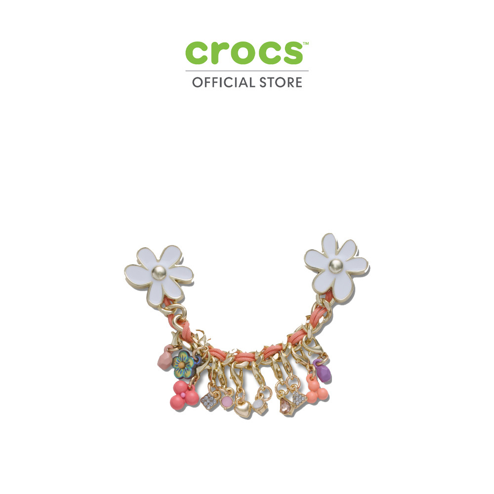 CROCS ตัวติดรองเท้า JIBBITZ™ RIBBON ADJUSTABLE CHARM CHAINรุ่น 10015996 - MULTI COLOR