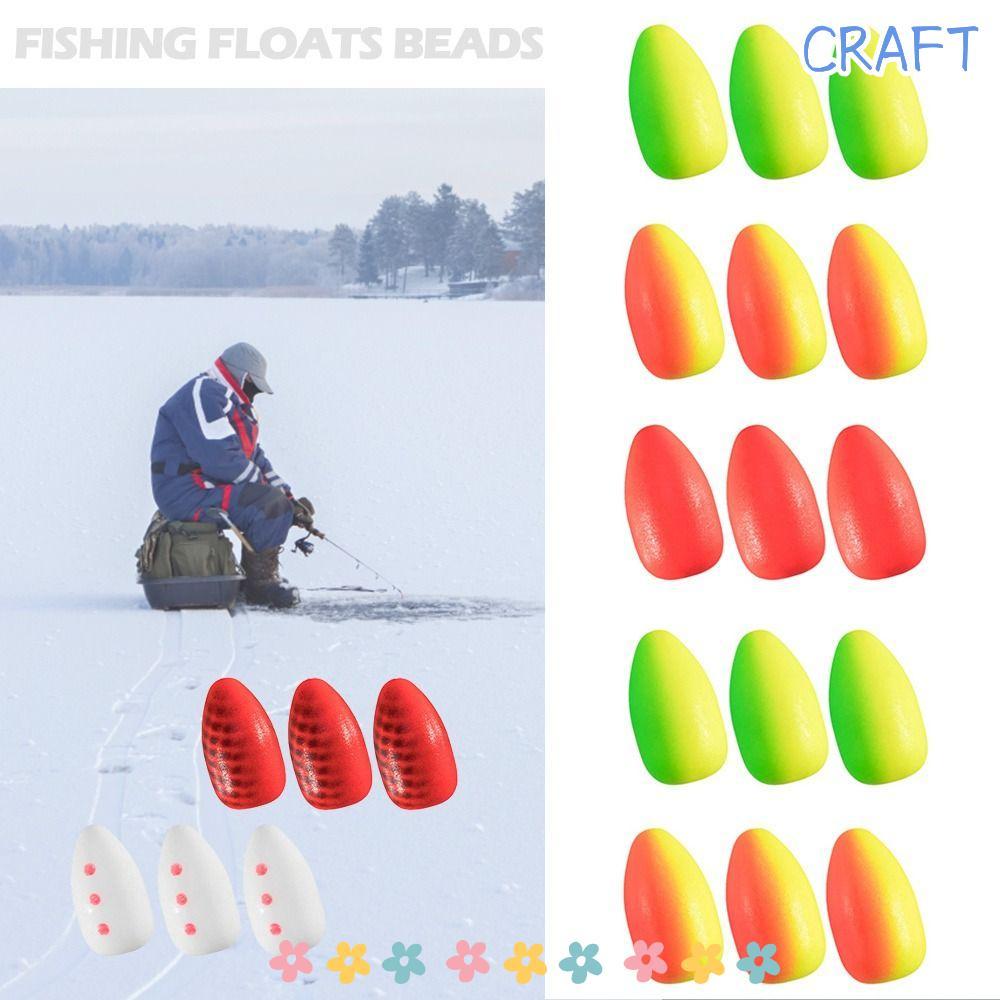 ชิ้นตกปลา 50 ชิ้น ลอยลูกปัดและStopper สำหรับการตกปลา