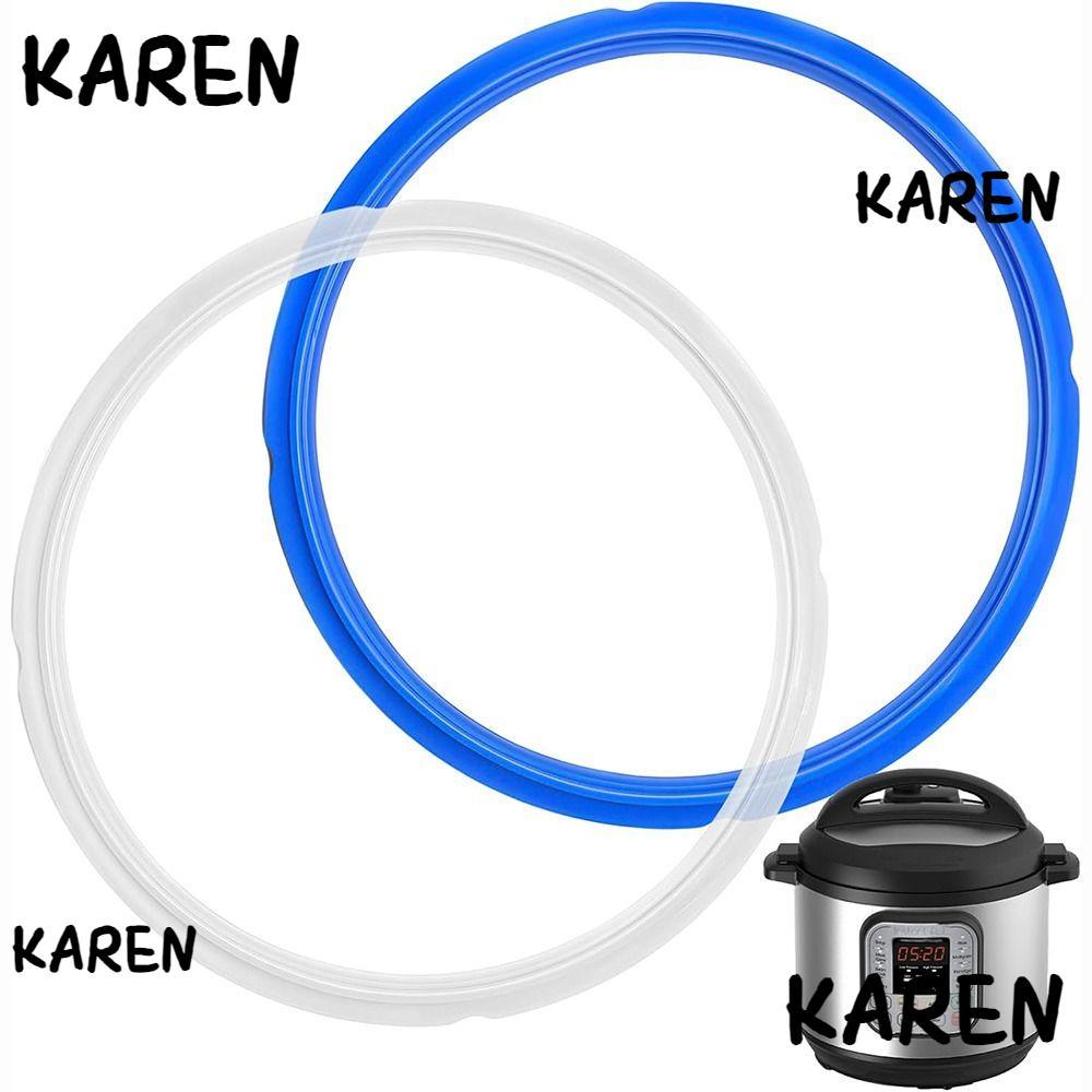 แหวนซิลิโคนหม้อหุงข้าว KARENGOODS, ปลอดสารพิษ3/4/5/6/8 Quarts แหวนปิดผนึกหม้อความดัน, แหวนปิดผนึกซิล