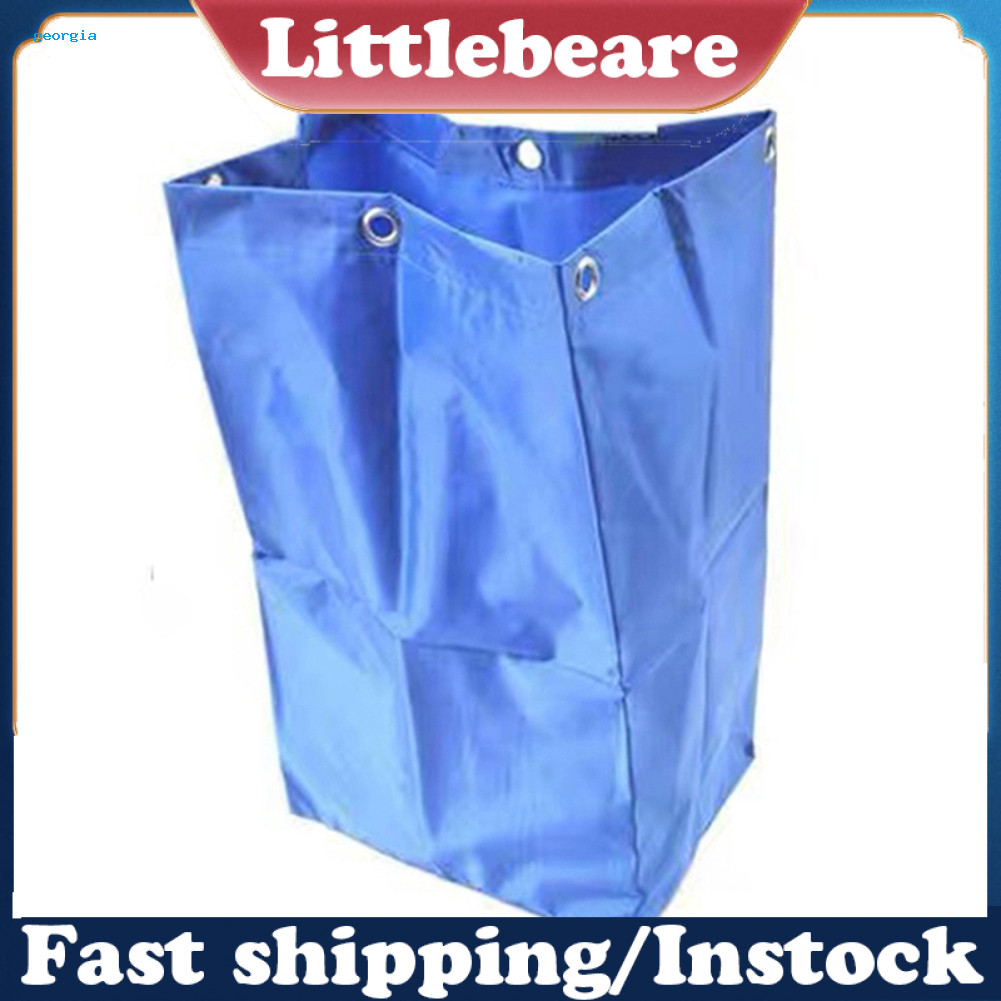 [Georgia] Thicken เปลี่ยนทําความสะอาดกระเป๋ารถเข็นโรงแรมซักผ้าแม่บ้านผู้ถือขยะ