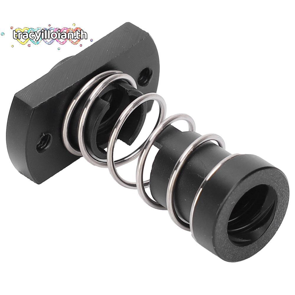 TRACYILLOIAN 2PCS Anti Backlash Nut, 2 มม.Pitch / 8 มม. 4 เริ่มต้น T8 POM Nut, ลด Gap T8 / Tr8x2 / T