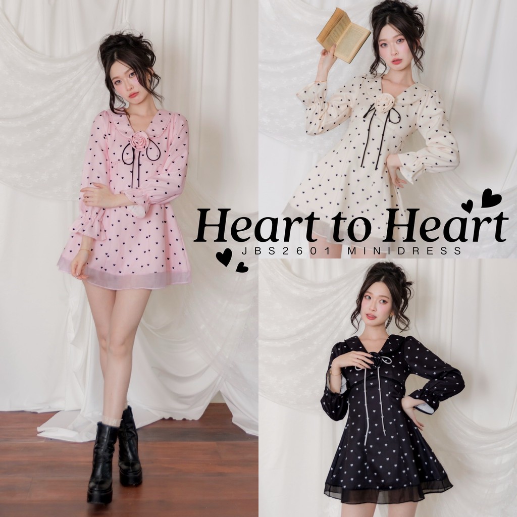 #JBS2601 Heart to Heart Minidress Joobs studio