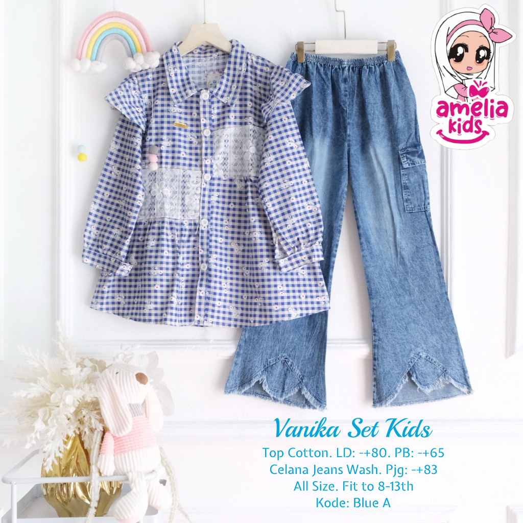 0803 VANIKA SET KIDS by AMELiA KIDS // ONESTUFF