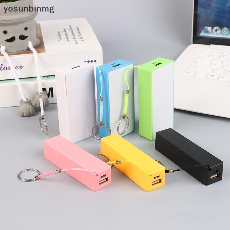 Yosunbinmg] Mobile Charger Battery Pa For Case DIY Box Protable สีสัน Stroage Box ใหม่
