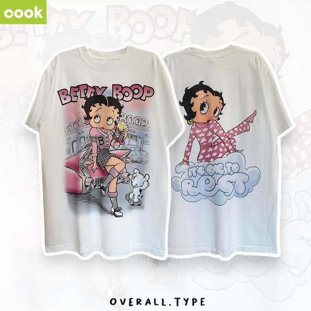 เสื้อยืด oversize เกาหลี ผ้าเทคโนโลยี sorona จากอเมริกา ผลิตโดยร้าน OOOK งานใหม่เป็นงานมือ unisex ใส่ได้ทั้ง ชายหญิง