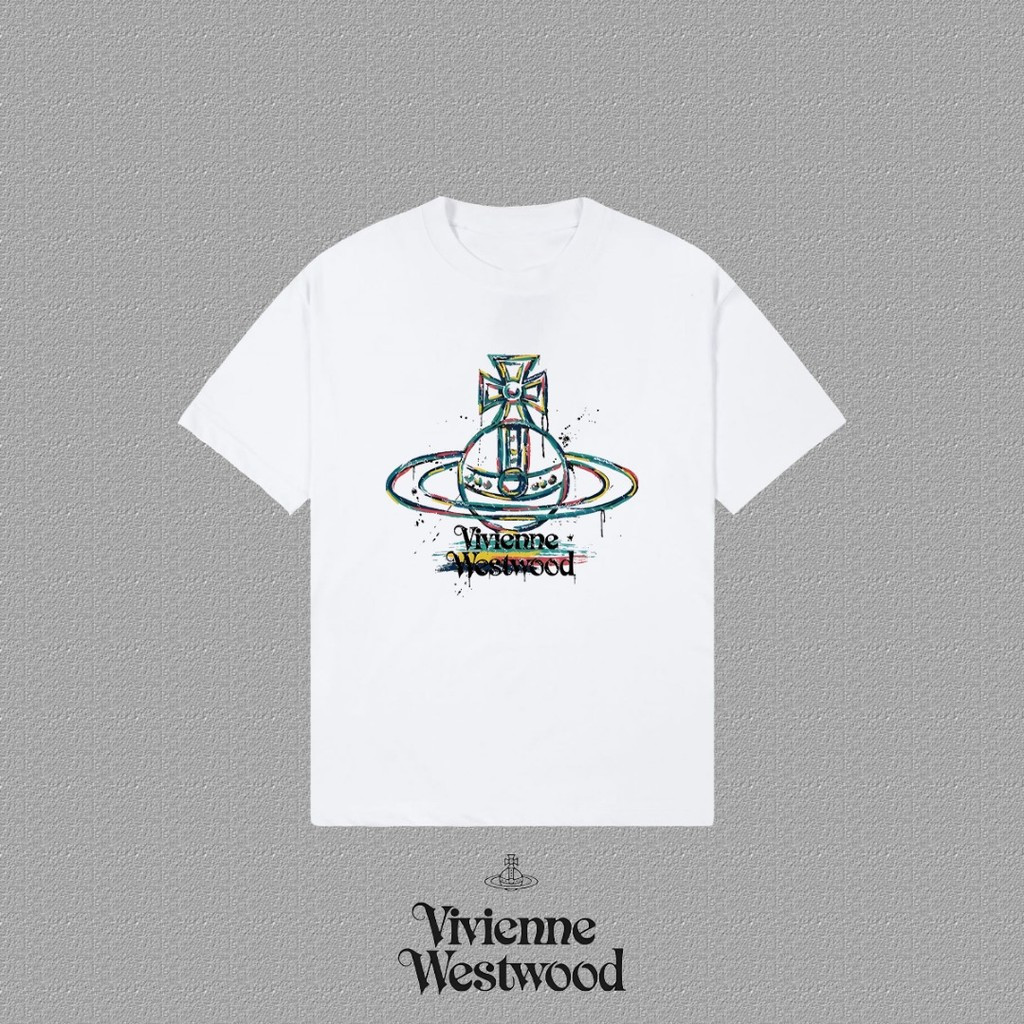 Chrome Hearts/Chrome Hearts ขนาดใหญ่ 6XL ต้นฤดูใบไม้ผลิสไตล์ใหม่เสื้อยืดแขนสั้นชายหญิงคู่สไตล์รอบคอ 