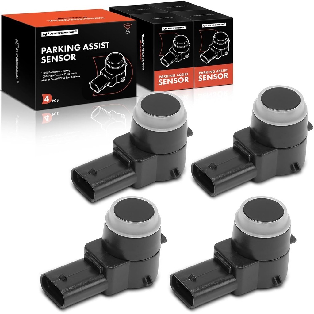 A-Premium 4-PC ที่จอดรถย้อนกลับ Assist Sensor ใช้งานร่วมกับเลือก Mercedes-Benz & Freightliner รุ่น -