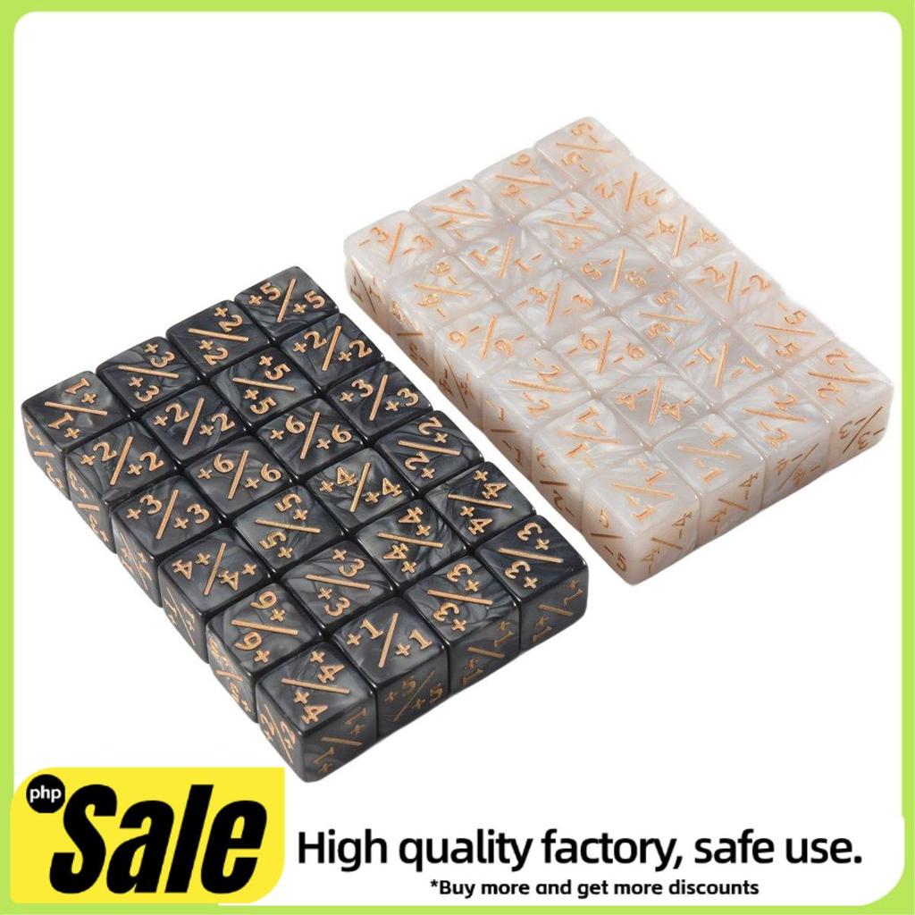 48 ชิ้น 16 มม. เครื่องนับลูกเต๋า Token Dice Loyalty Dice D6 Dice Cube สําหรับ,,,การ์ดเกม