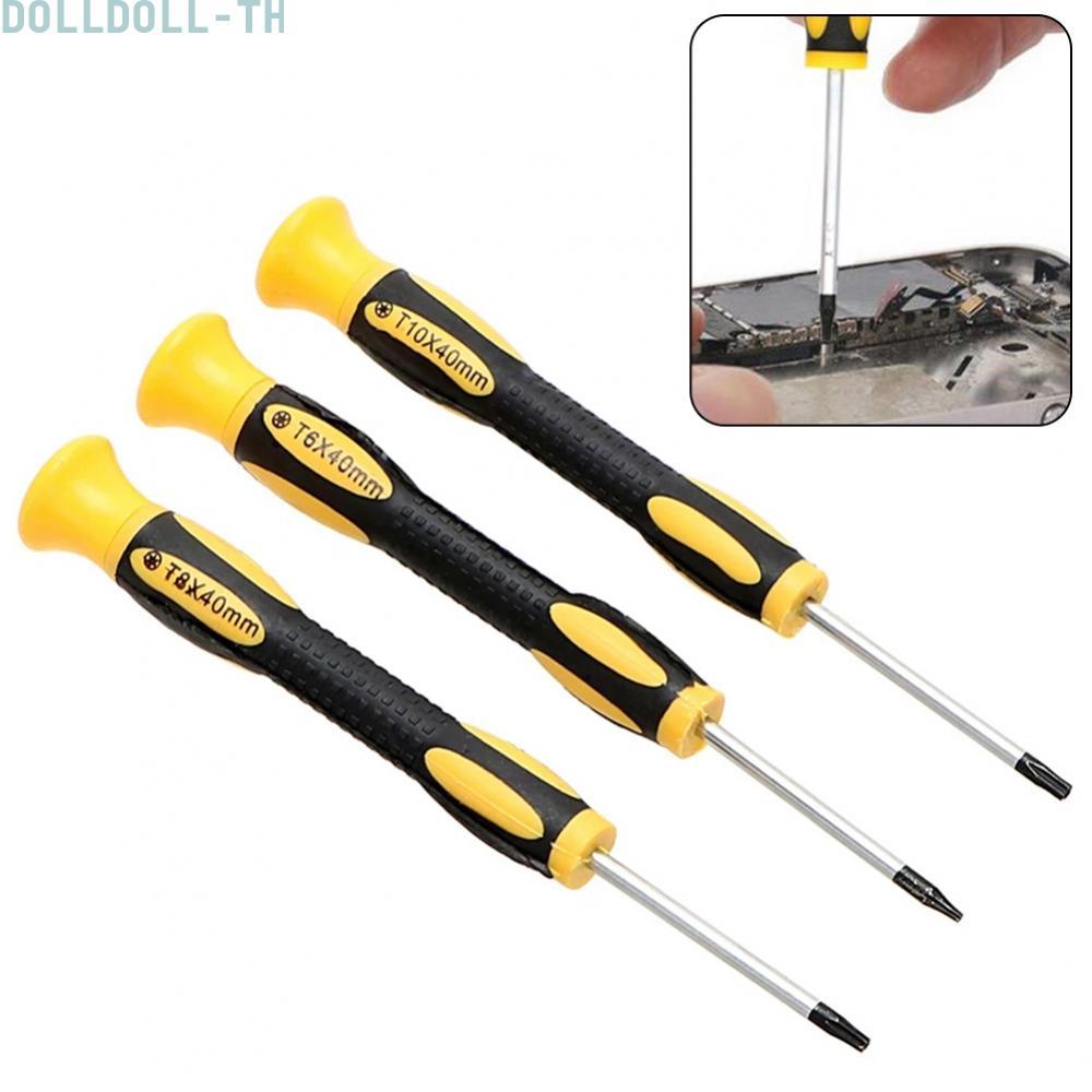 [Dolldoll]Screwdriver Hand Tool 3pcs Magnetic Precision Screwdriver Screwdriver Bits