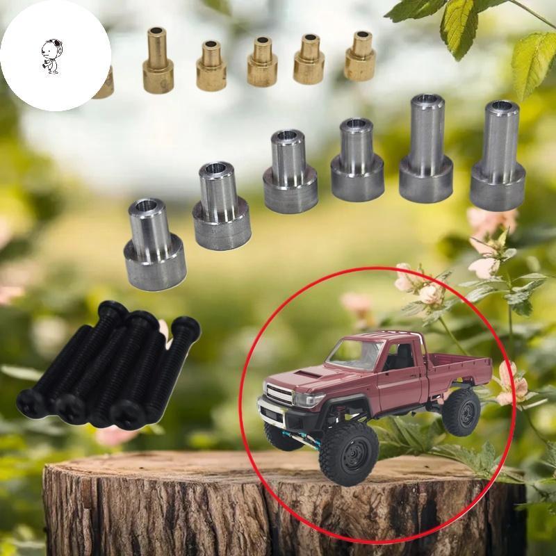 MOE 1 ชุดสําหรับ 1/12 ดัดแปลงล้อใหญ่อะไหล่อัพเกรดพิเศษ MN82 MN82S รถโลหะเปลือกยกคอลัมน์ความสูง Braet