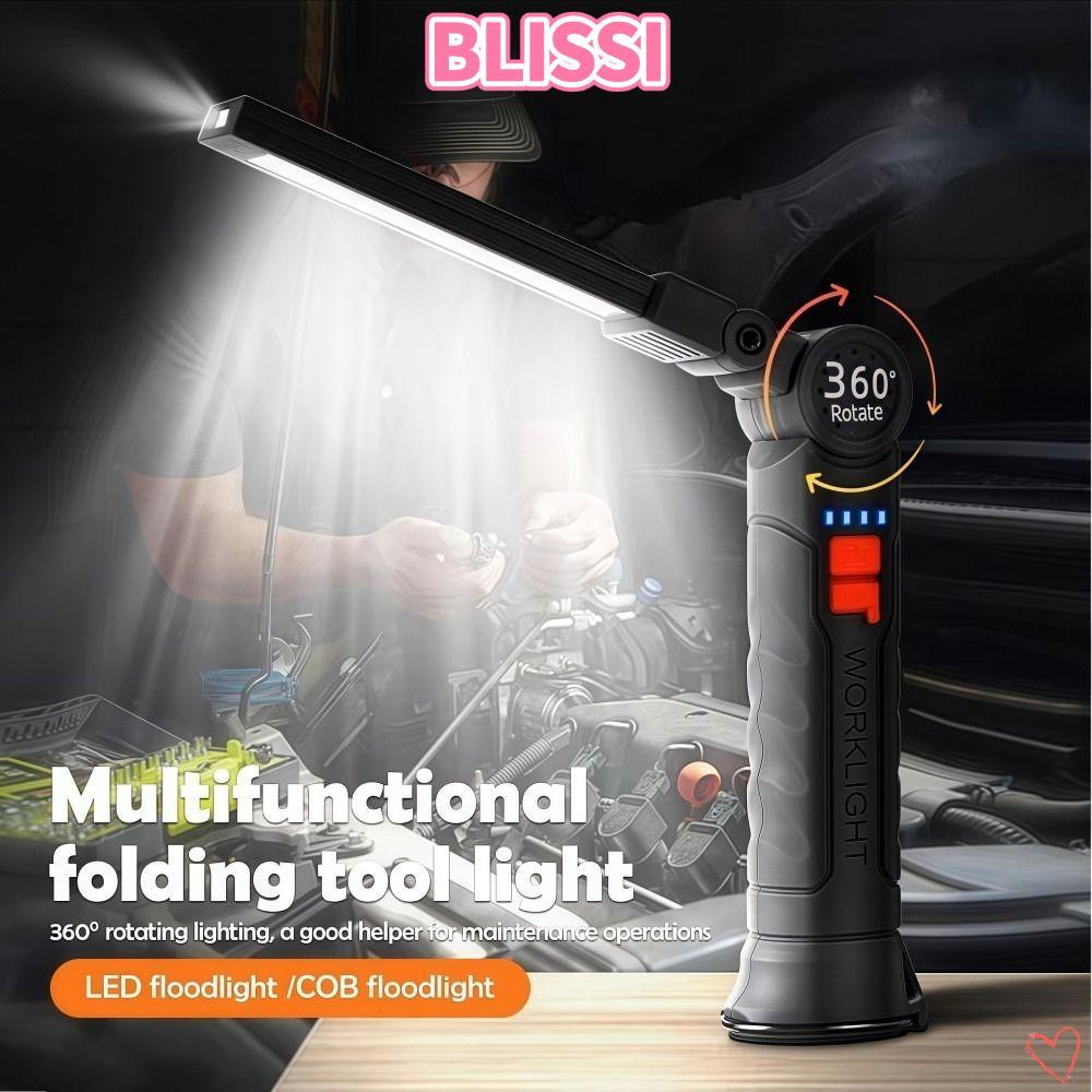 ไฟฉาย LED ชาร์จไฟได้ มาตรฐานมืออาชีพ มีแม่เหล็กและตะขอ กันน้ำ ใช้งานกลางคืนและแคมปิ้ง