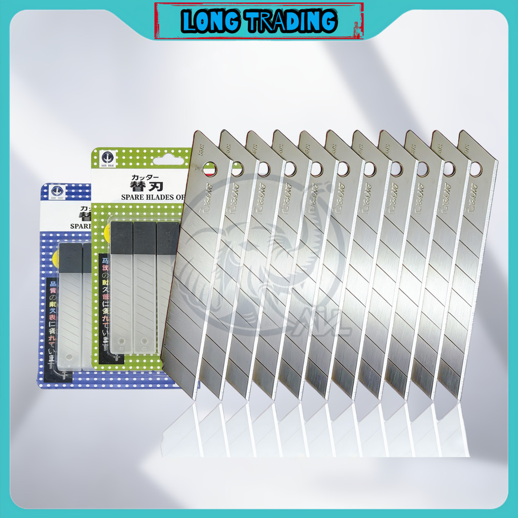 ใบมีดคัตเตอร์ L-1425 ใบมีดใหญ่ คุณภาพดี 1แผงมี5กล่อง สินค้าพร้อมส่ง