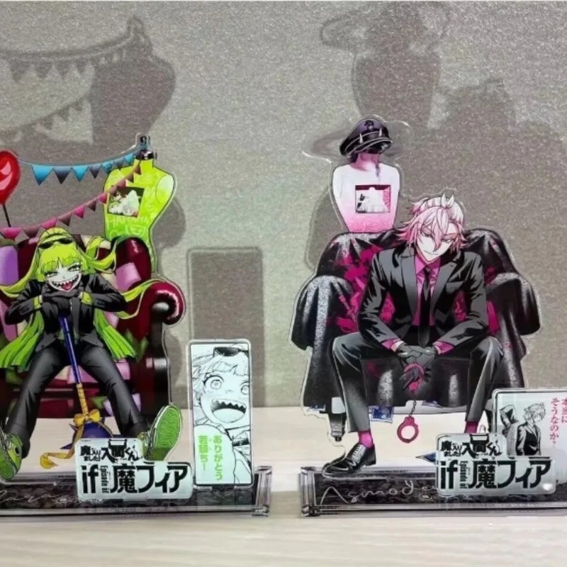 สแตนดี้อนิเมะ Mairimashita! Iruma-kun Unique Iruma Study Desk Decoration micha Model Suzuki Iruma As