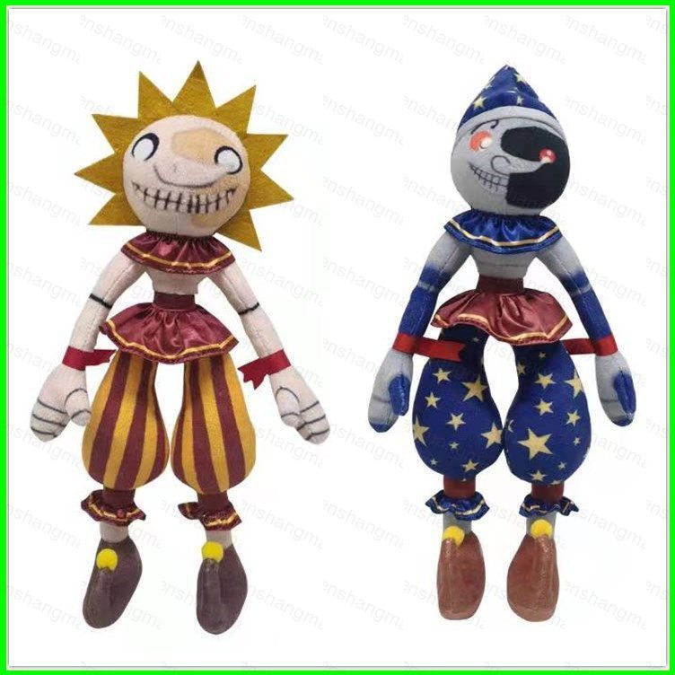 PS1 FNAF Sundrop และ Moondrop Boss Joker ของเล่นตุ๊กตาตุ๊กตาของขวัญสําหรับเด็กตกแต่งบ้านโยนหมอนของเล