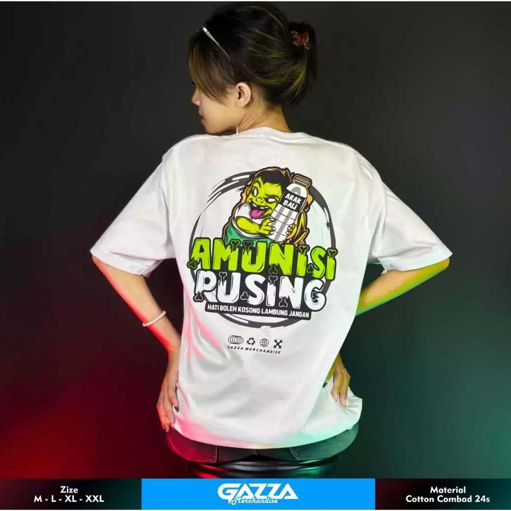 เสื้อยืด Amunisi Dizzy Arak Bali / เสื้อยืด Amunisi Dizzy Arak Bali Distro / เสื้อผ้าผู้ชายและผู้หญิ