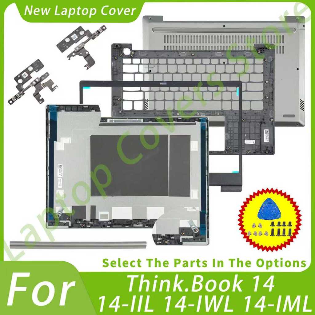 ใหม่สําหรับ ThinkBook 14 14-IIL 14-IWL 14-IML LCDปกหลังด้านหน้าPalmrestด้านล่าง 14 นิ้ว