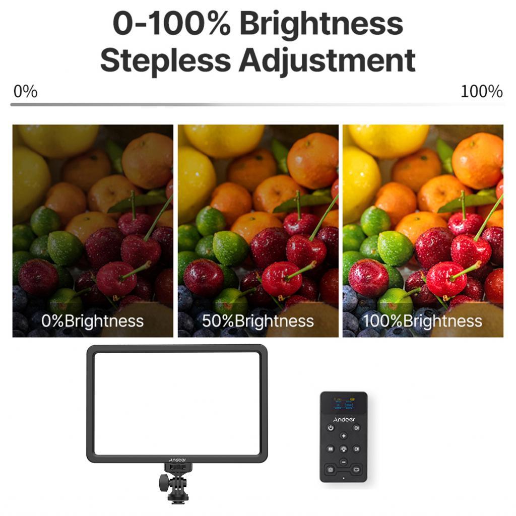 happyday365-TH VL192 ไฟ LED จอแบนแบบพกพาสำหรับวิดีโอ 2500K-9000K