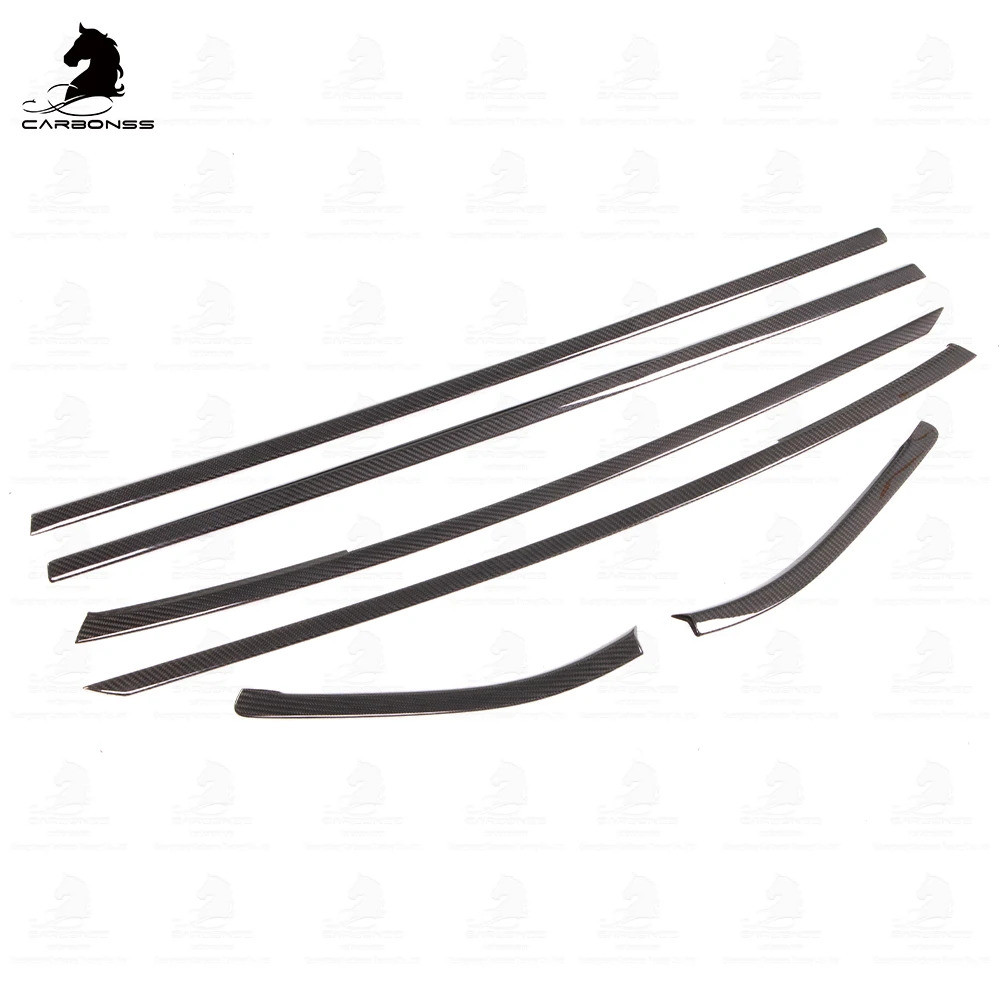 แถบตกแต่งหน้าต่างรถคาร์บอนแห้งสําหรับ GR Supra A90 MK5