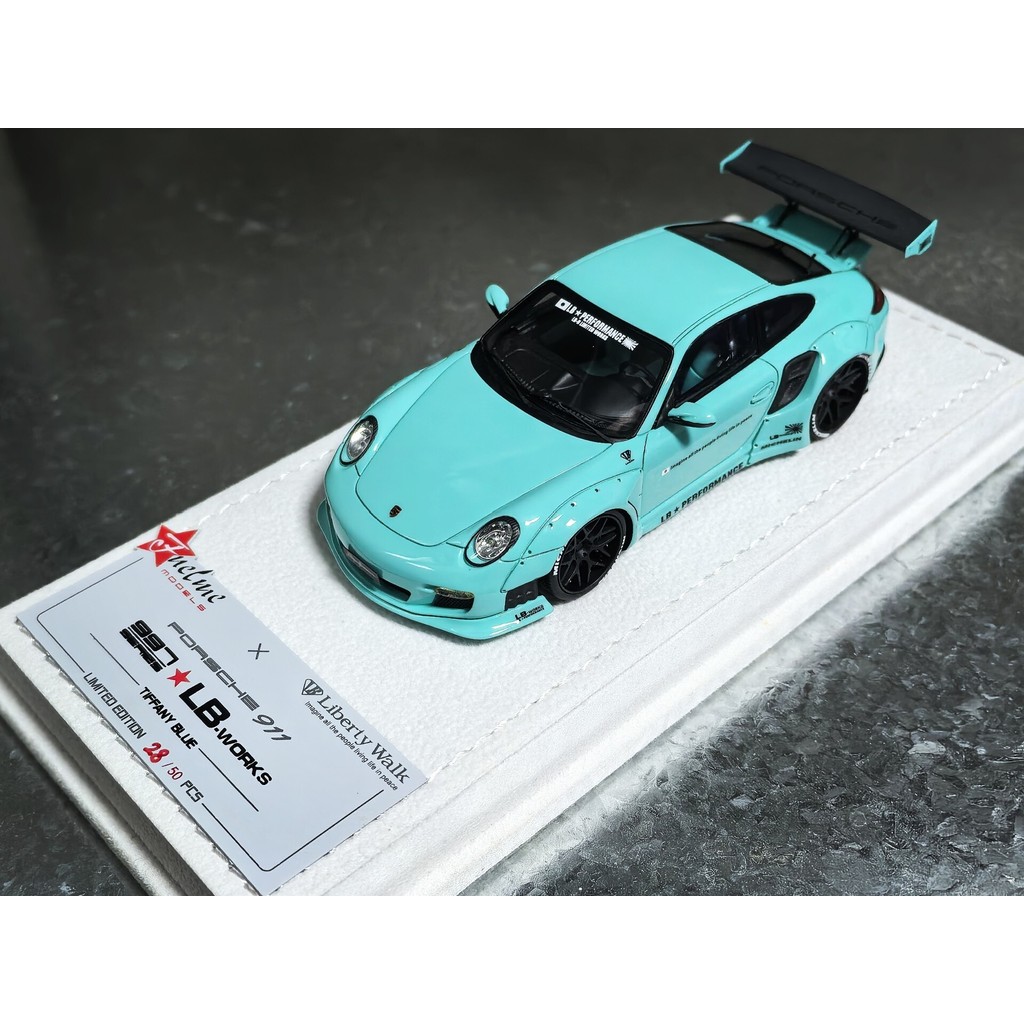 Fuelme Fuelme 1/43 Porsche 911 997 LB Tiffany Blue No Outer Box No Hot Window Good Appearance Price 