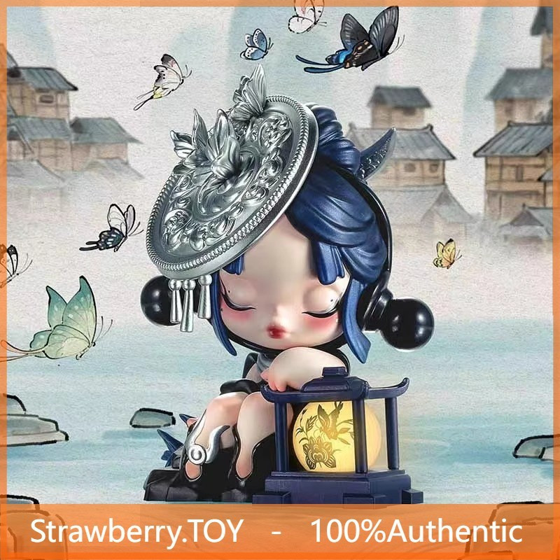 [secret] POPMART POPMART Warriors Town 14th Anniversary Series Mystery Box Figure-Made ของเล่นน่ารัก