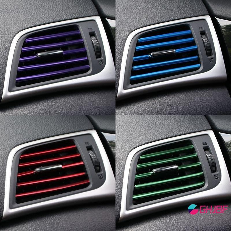 GHJBF] 10 PCS เจ้าของรถ Air Conditioner Outlet ตกแต่ง Soft Strip อุปกรณ์เสริม Auto ภายใน Grille ตกแต่ง Strip Universal U-รูป นค คอเต่า อืม ราคา ถูกที่สุด ดีลบีเคเค แกลเลอรีภาพที่ 5