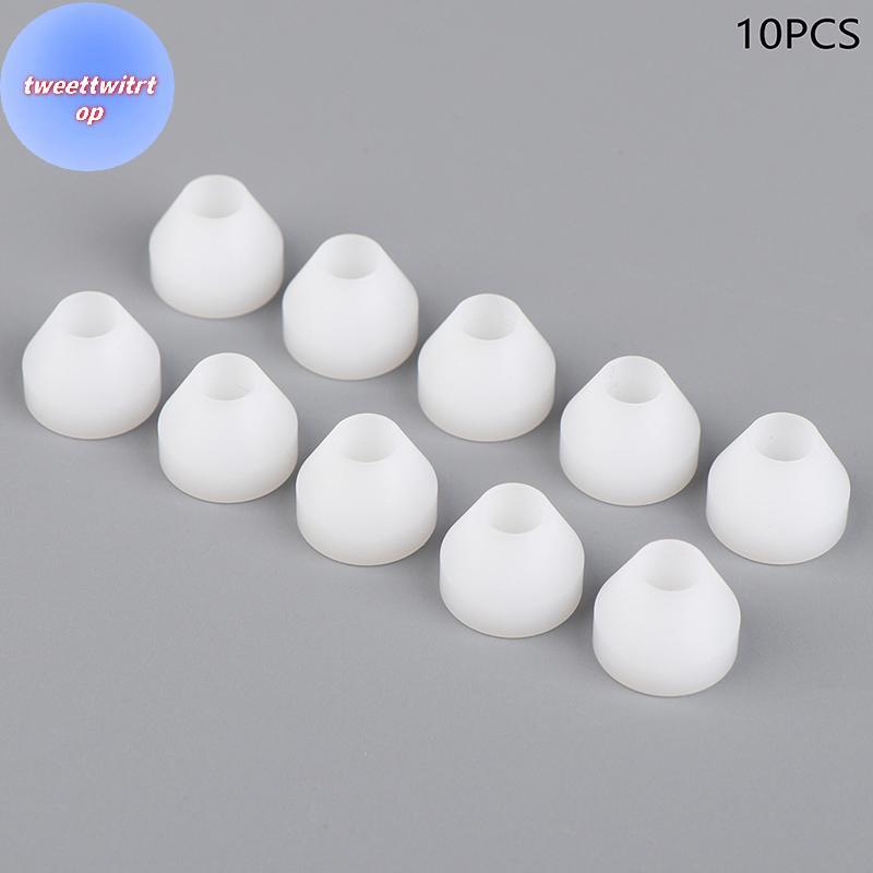 DOUSUN 10PCS ปากกา Bushings สีขาวปากกา Bushings Non-Sti ทนทานปากกา Bushings สังเคราะห์ Bushings สําห