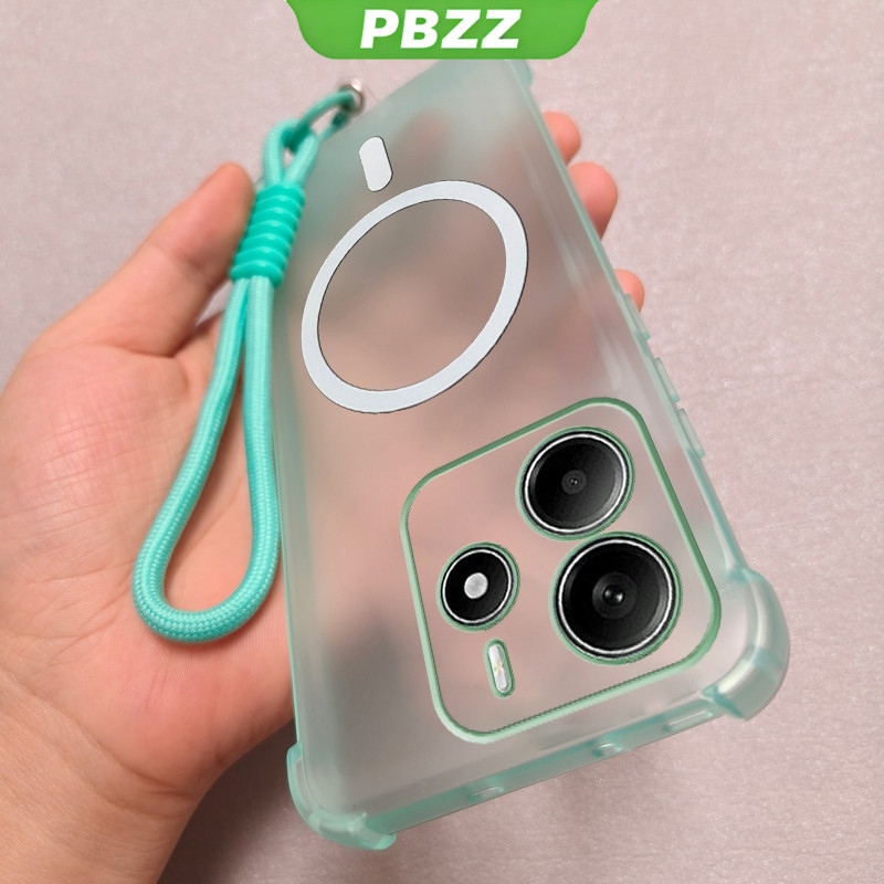 PBZZ สําหรับ REDMI NOTE 13 14 4G REDMI NOTE 13 14 PRO plus 5G เคสโทรศัพท์ Softcase ซิลิโคนกันกระแทกฝาครอบการออกแบบใหม่ความงามสี่มุม frosted กึ่งโปร่งใสพร้อมเชือกเส้นเล็ก BWD