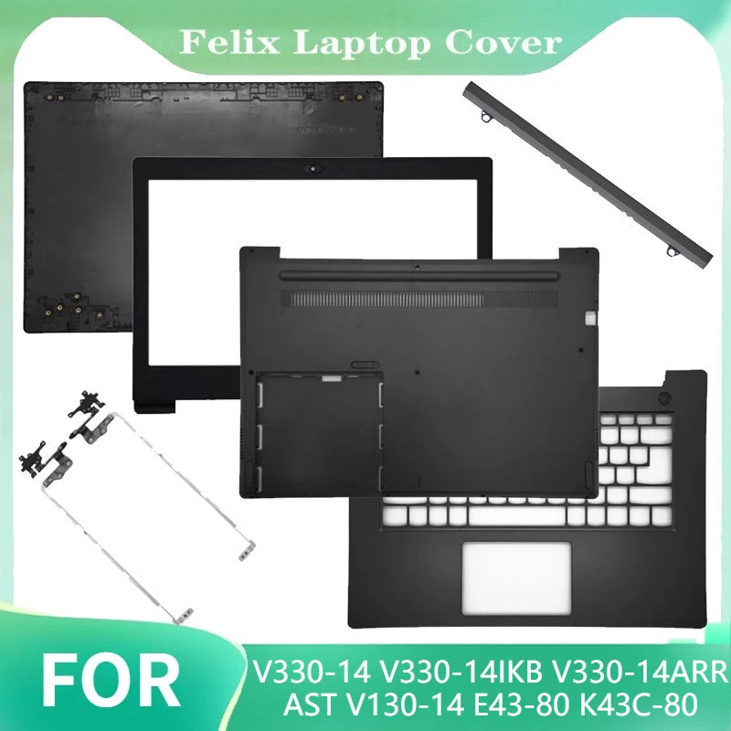 สําหรับ V330-14 V330-14IKB V330-14ARR AST V130-14 E43-80 K43C-80 แล็ปท็อปใหม่ปกหลัง LCD/ด้านหน้า/Pal