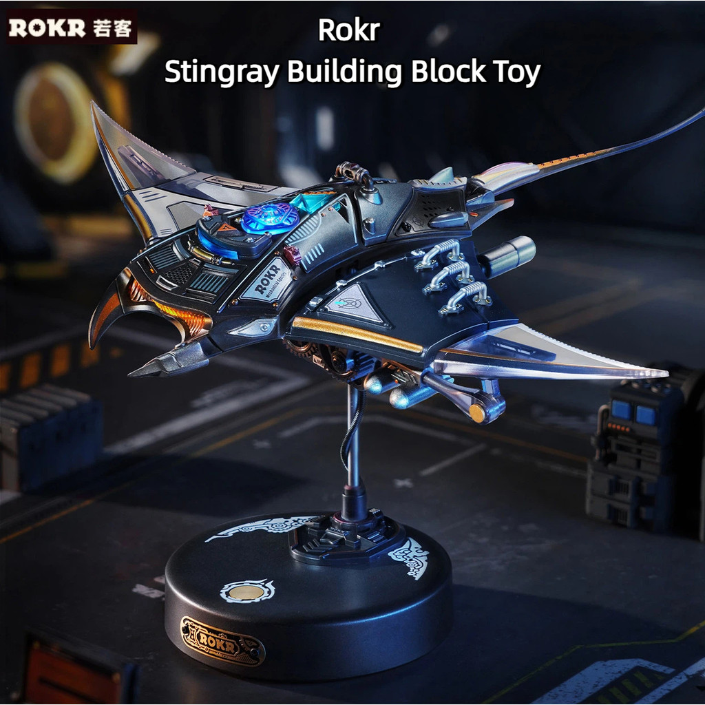 Rokr Velcro Building Block ของเล่น Mechanical Species Building Block ประกอบรุ่น Handmade Cool Puzzle ของเล่นเด็กของขวัญ
