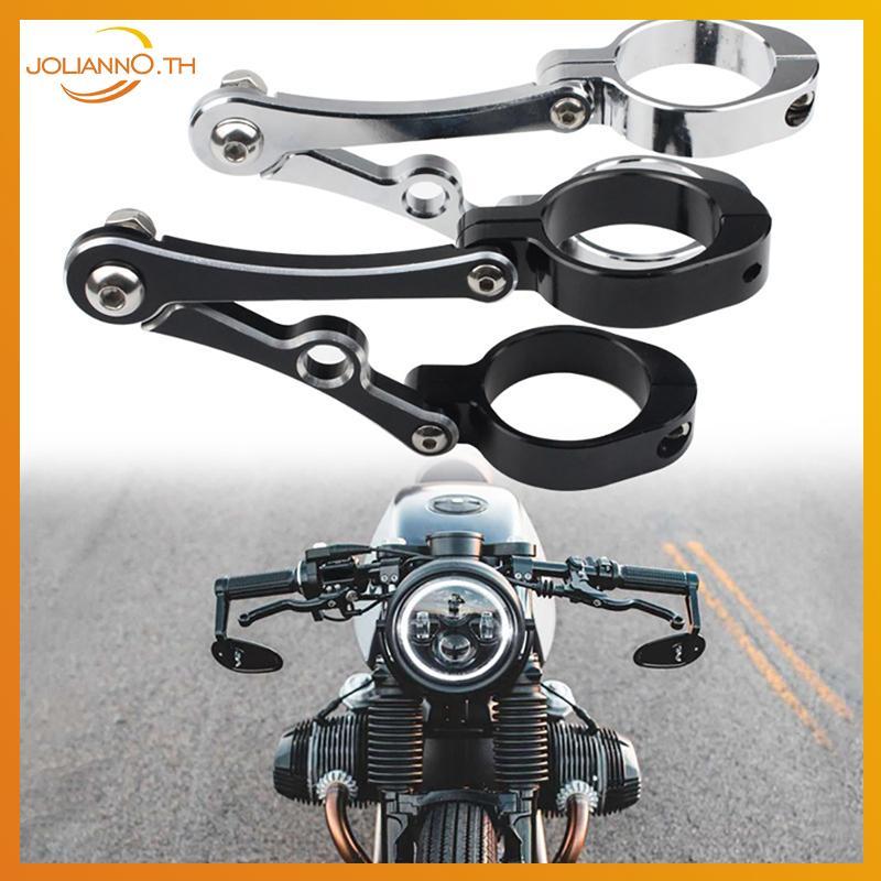 Joliann0 39 มม.-41 มม.CNC ส้อมหลอด Spotlight สําหรับ Harley Cafe Racer Chopper Bobber Universal Clam