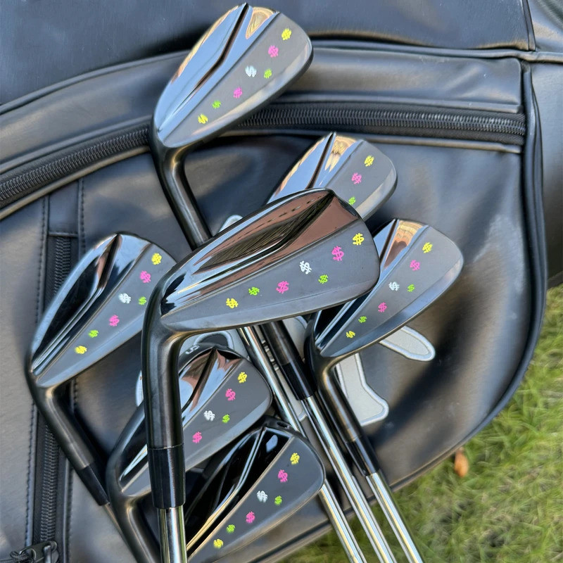 Super มือซ้าย USD Golf Irons (4 5 6 7 8 9 P ) พร้อม NS950 Stiff Flex 7 ชิ้น LH Golf Clubs