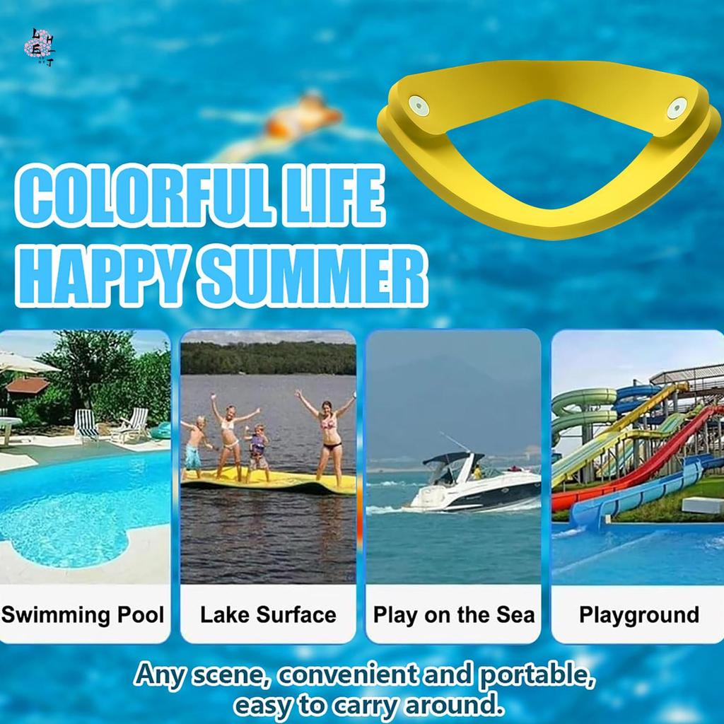 เก้าอี้น้ําสระว่ายน้ํา Float-N-Fold เก้าอี้พับ Water Lounge เก้าอี้สําหรับสระว่ายน้ํา Ocean & Outdoor Fun