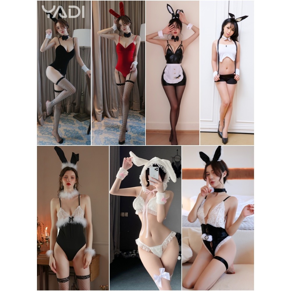 【YADI】ส่งเร็ว ใหม่ หลายสี ราคาส่ง 🔥 ชุดกระต่ายเซ็กซี่ นอนไม่ได้นอน กำมะหยี่ Velvet ❤️ สาวแฟนตาซี Y2K