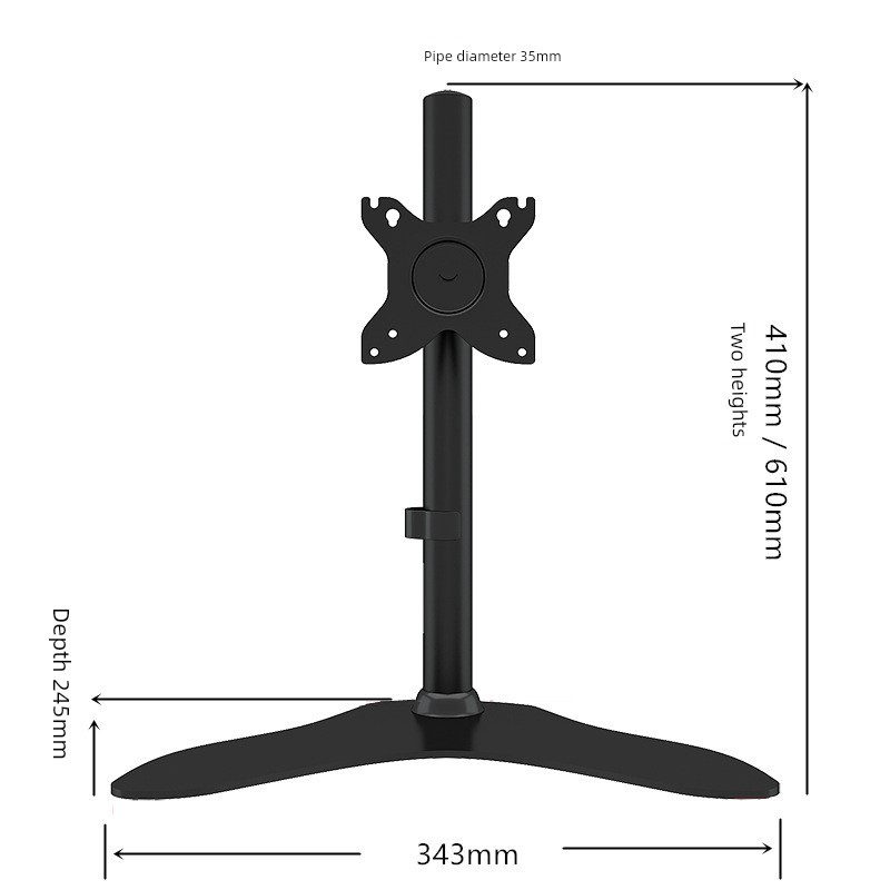 ขาจับจอคอม ขาจับจอ เหมาะสำหรับขาตั้งจอ AOC ฐานคอมพิวเตอร์ตั้งโต๊ะหมุนแนวนอนและแนวตั้งใช้ได้ทั่วไป24 