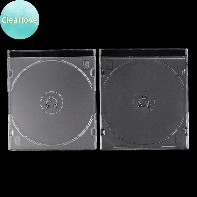 Clearlove CD Storage Case ขาตั้งโปร่งใสผู้ถืออะคริลิคสําหรับ CDs DVD Storage Holder โปร่งใส TH