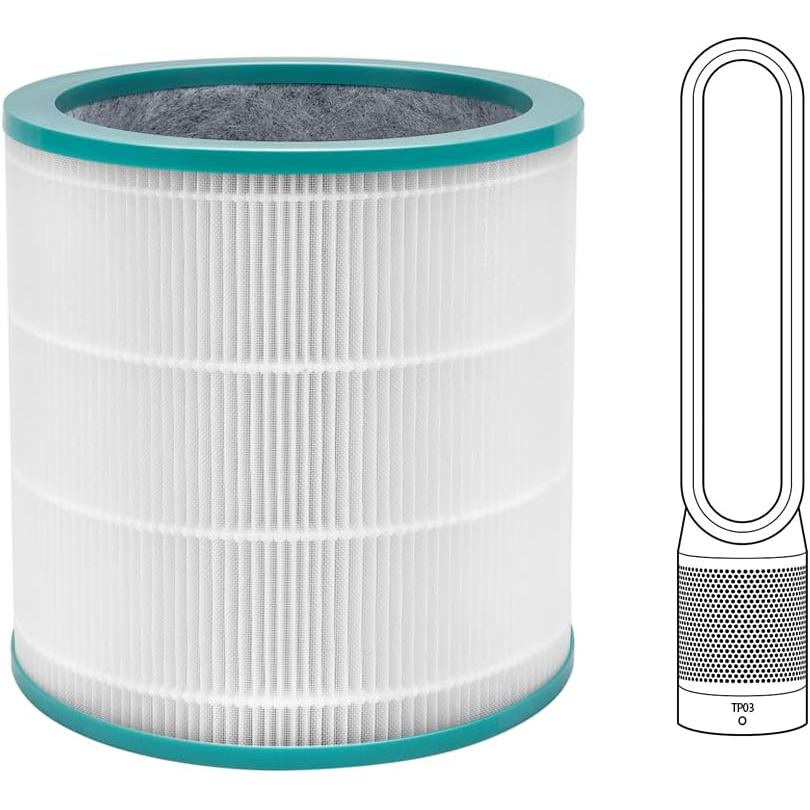 ตัวกรองทดแทนสําหรับ Dyson TP01 TP02 TP03 BP01 AM11 Dyson Tower Purifier Pure Cool Link, เปลี่ยนชิ้นส