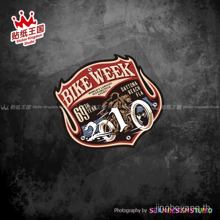 Harley Indian Triumph Retro Motorcycle Unique Sticker 10